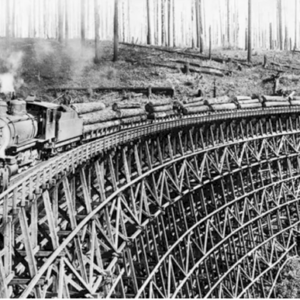 Timber Trestles: Incredible Vintage Photos of Timber Railroad Bridges, 1850s-1900s _ nan