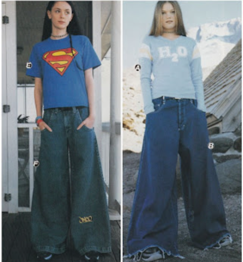 Jeans larges des années 1990 _ nan