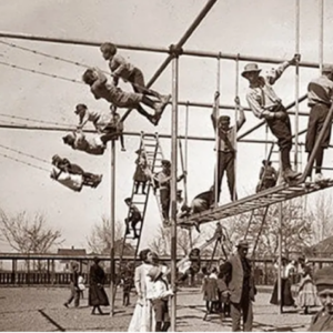 The Dangerous Playgrounds of the Past Through Vintage Photographs, 1880s-1940s _ nan